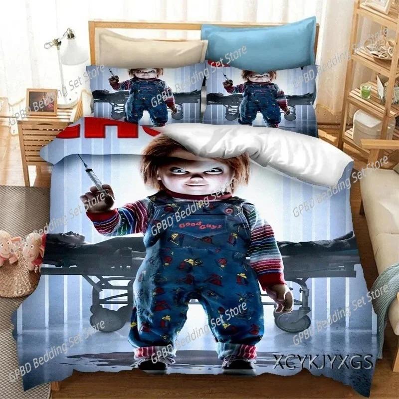 New Bride of Chucky 3D NEW Duvet Cover Pillowcase Bedding Set Adult Boy Girl Bedroom Decoration Children Single Double Large