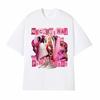 Hip Hop Queen Nicki Minaj Pink Friday Pattern Tshirt for Womens Aesthetic Fashion Tshirt Round Neck Tshirt