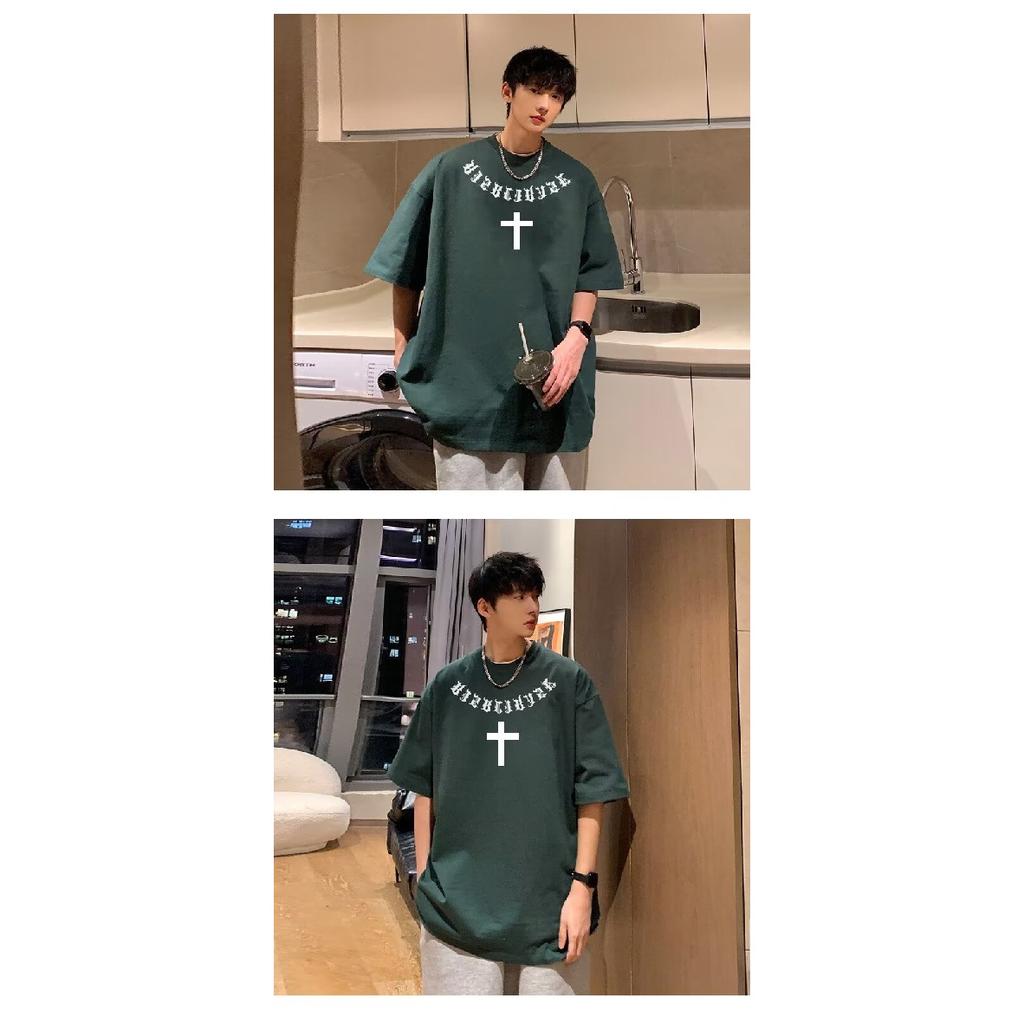 New Short Sleeved T-Shirt For Men In Summer, Korean Style Trend, Simple Half Sleeved Top, Hong Kong Style Loose Casual Brand T-Shirt