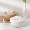 Nordic Style Cotton Rope Tissue Box with Lid - Living Room & Dining Table Storage Basket