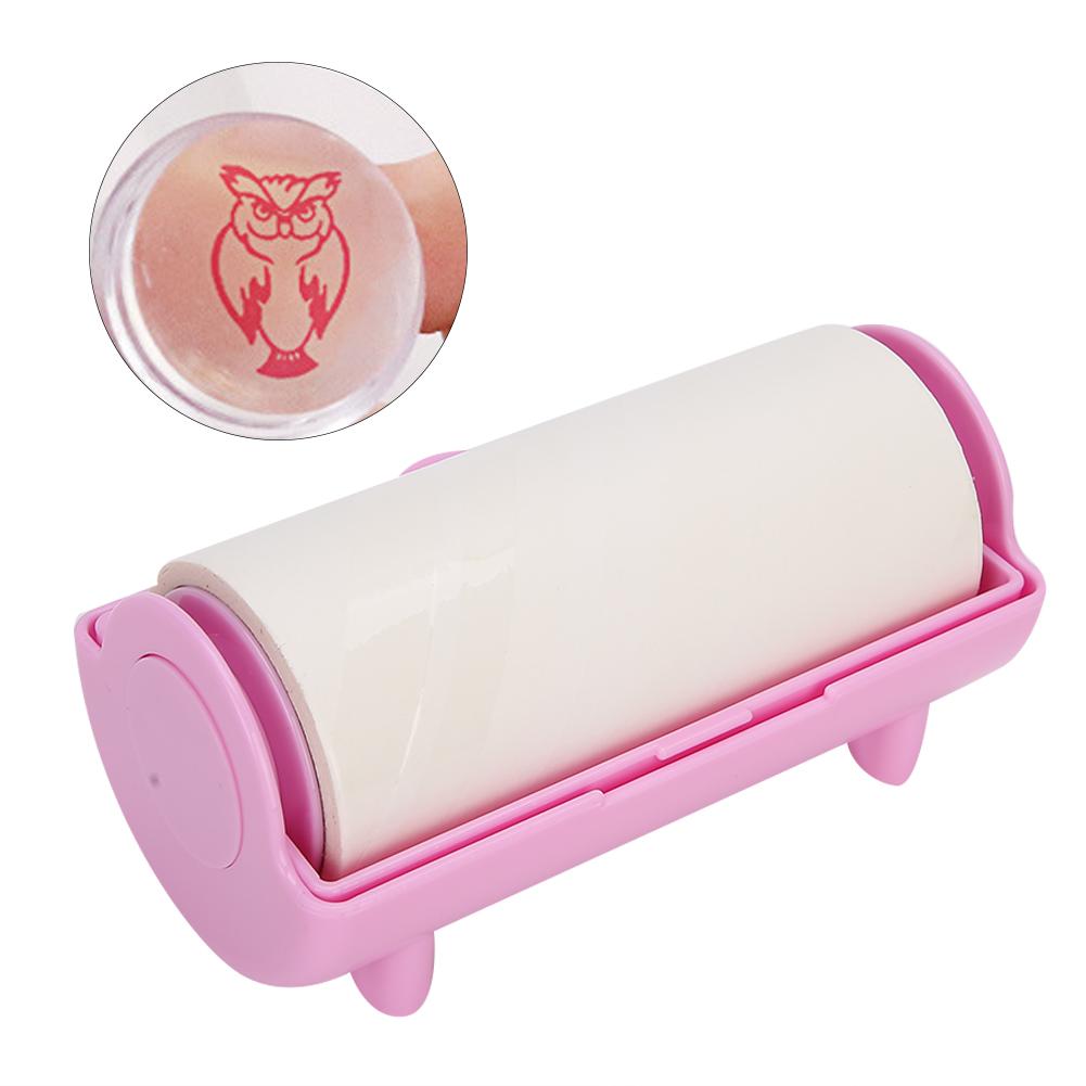 Tampon à ongles, feuille de papier absorbant l'huile, outil de suppression de motifs, outil de manucure(Noir )