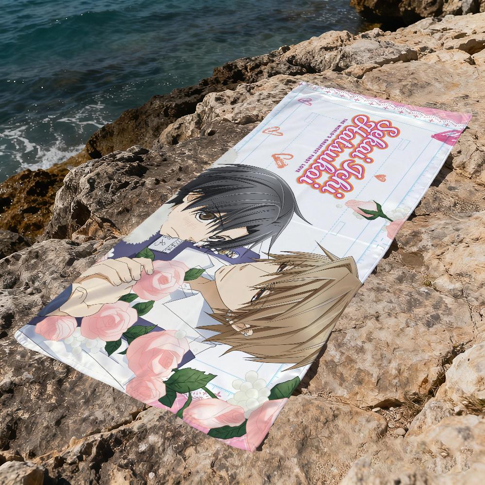 Anime S-Sekai-ichi H-hatsukoi Towel Beach Quick Dry Soft Pool Towels Gift for Travel Gym Shower Camping sports