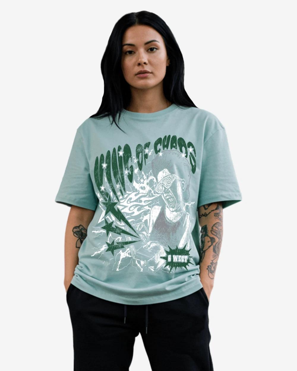 G West Oversized King Of Chaos T Shirt - WOMEN 2XL