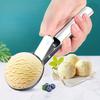 Heavy Duty Stainless Steel Ice Cream Scoop with Trigger Perfect for Sundaes Gelatos, Dishwasher Safe, Comfort Grip