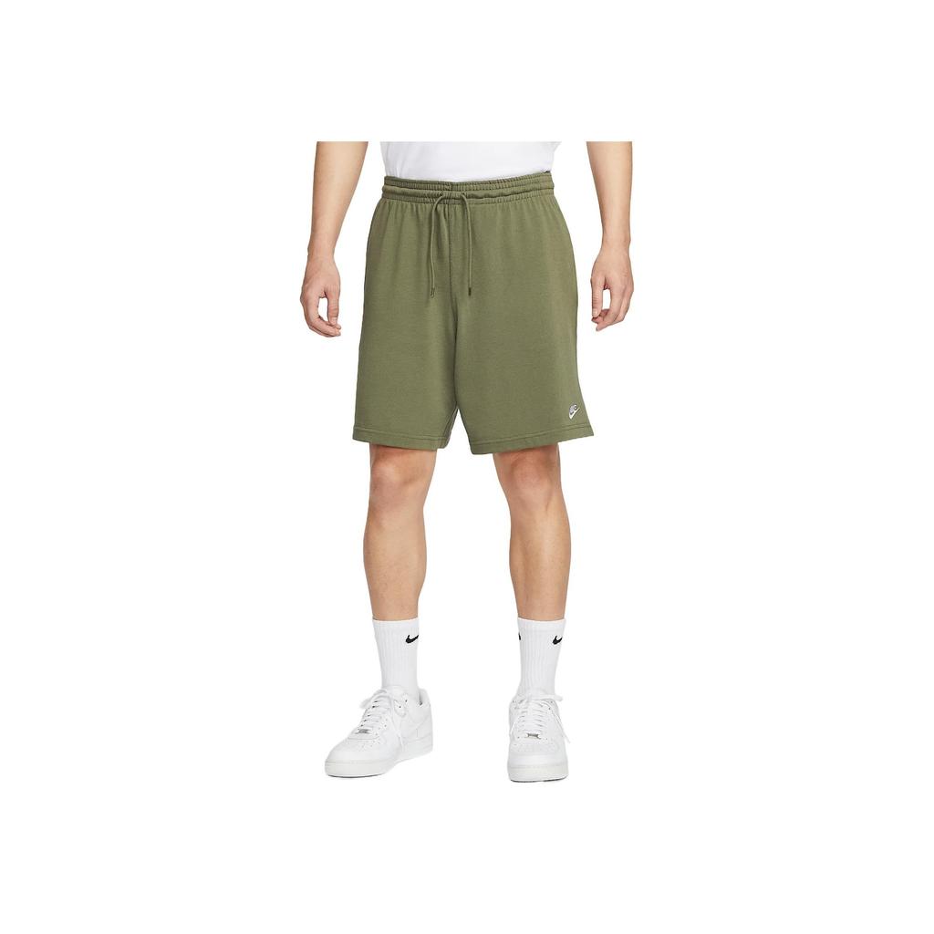 Nike Club Comfortable Fashion Soft Solid Color Versatile Casual Shorts Men Shorts Green FQ4361-222