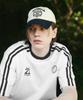 THE GREEN LAB Soccer Football Color Block Short Sleeve T-Shirt [White-Black]
