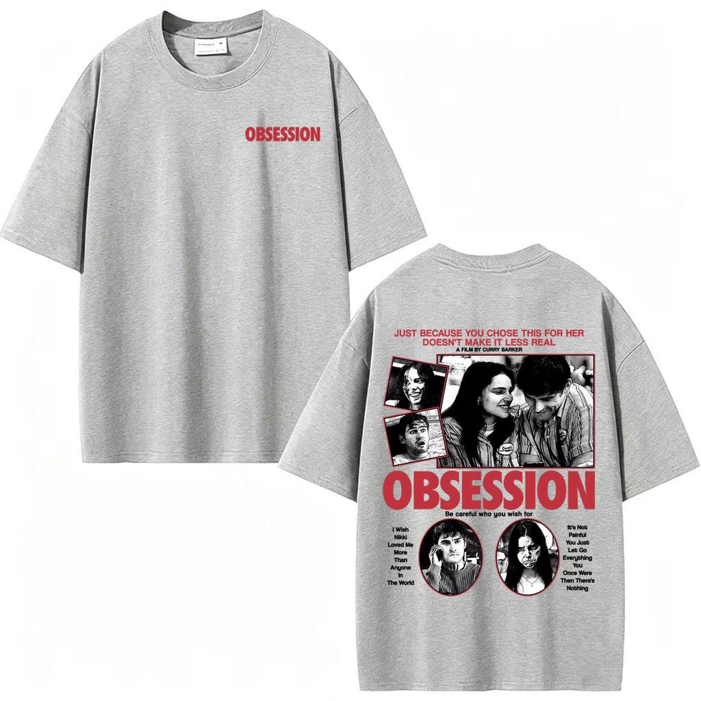 Obsession 2026 Horrorfilm Merch T-Shirt Heißer Verkauf Ein Wunsch Weide T-Shirts Unisex Unisex Lässig Gemütlich 100% Baumwolle T-Shirt Streetwear