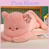 Cute Cat Plush Pillow With Bows Decoration For Cozy Sleep And Comfort