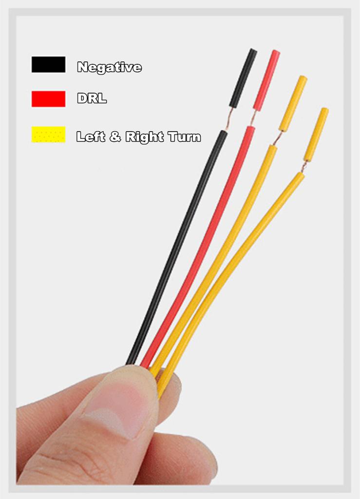 2x Car Flexible White/Amber 240 LED Fishbone Style Switchback Flowing Turn Signal Light DRL Knight Rider Strip Light Headlight Waterproof