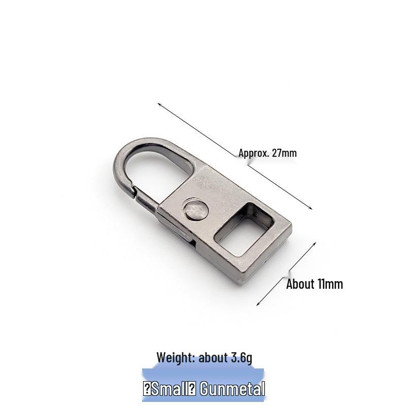 

Tool-Free Metal Zipper Puller for Luggage, Bags, Jackets, Clothes, and Shoes