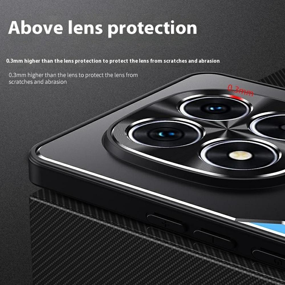 For Xiaomi Redmi Note 14 Pro 4G Case Aluminum Alloy+TPU Shockproof Phone Cover