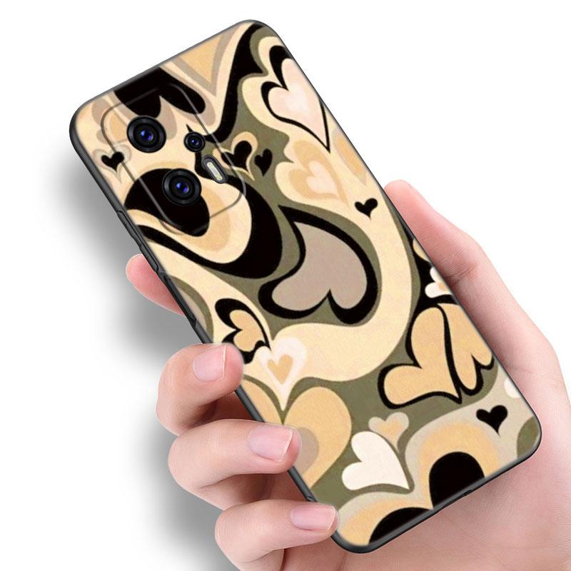 Heart Love Coffee Phone Case For Xiaomi POCO F2 F3 M2 M3 M4 X3 X4 Pro NFC F4 GT 5G F1 X2 C3 C31 C40 M5S Soft TPU Black Cover