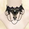 Lace Gothic Flower Lolita Pearl Jewelry Pendant Choker Choker Necklace