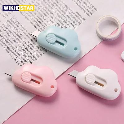 Mini Cloud Kawaii Utility Knife Portable Unpack Express Paper Cutter Student School Office Stationery Cutting Supplies