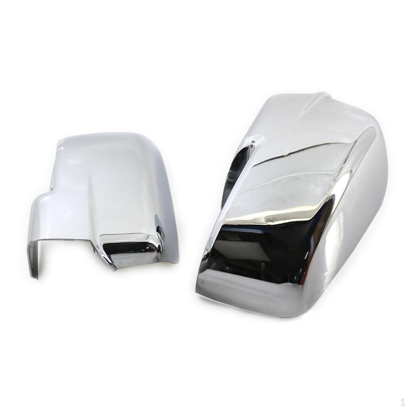 

2Pcs Covers Plastic Protective Guard Car Mirror Fit for RAM 1500 2500 3500 4500 5500 13-18