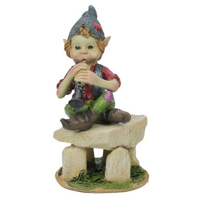 [R7067] - Figurină Bombarde 'Pixie Musician' - 12 cm