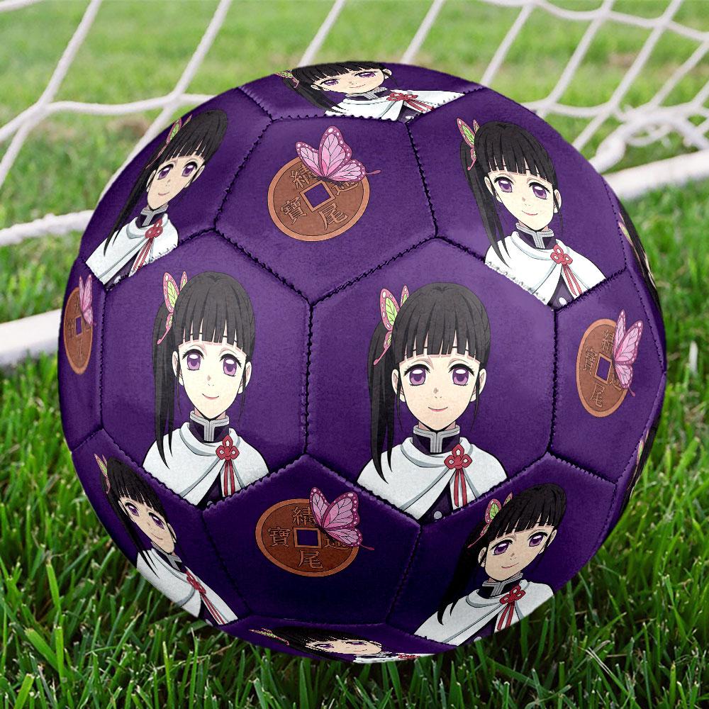 1pc Demon Slayer Kimetsu no Yaiba Soccer Ball Size 5 Indoor Soccer Ball Fashion Colorful Backyard Game - Great For Sports Fans Gift HE18