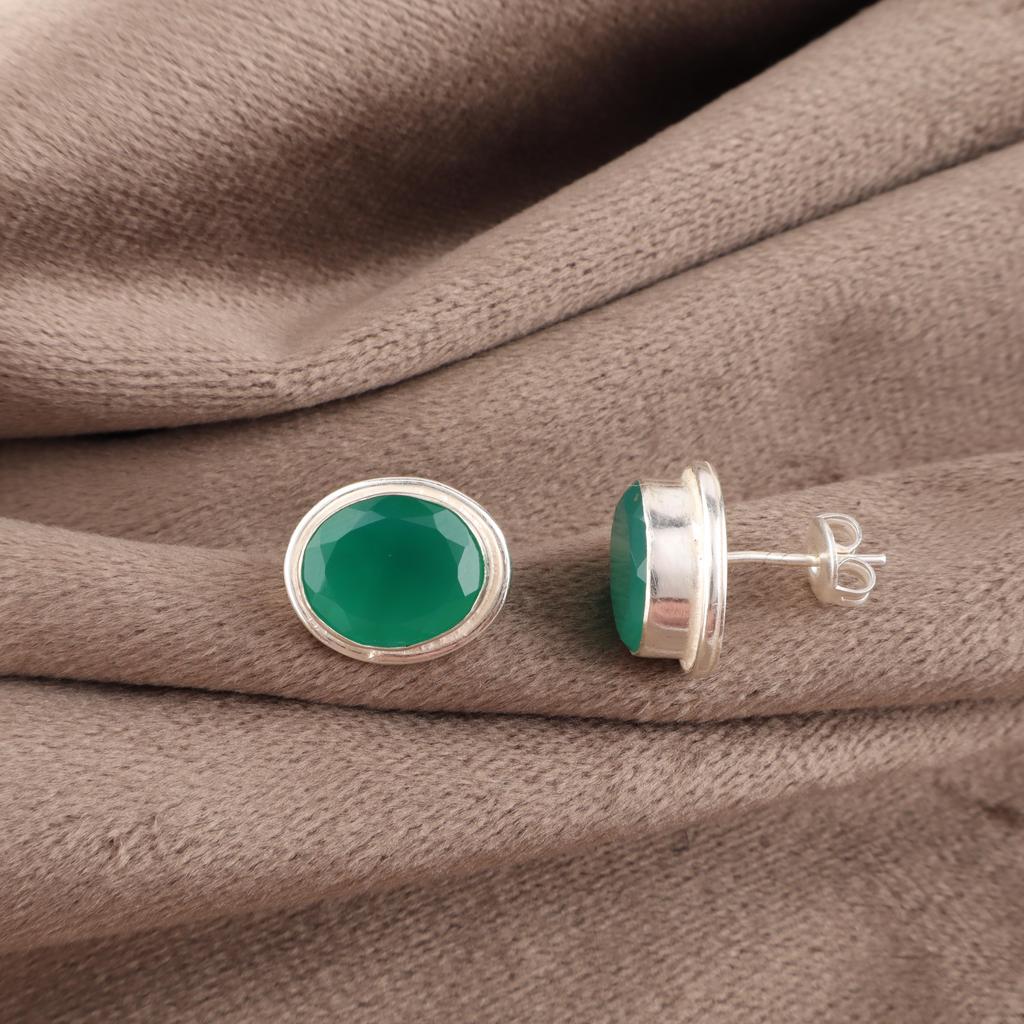 Green Onyx Pendant, 925 Sterling Silver Jewelry, Handmade Pendant Gemstone Jewelry Gift For Women