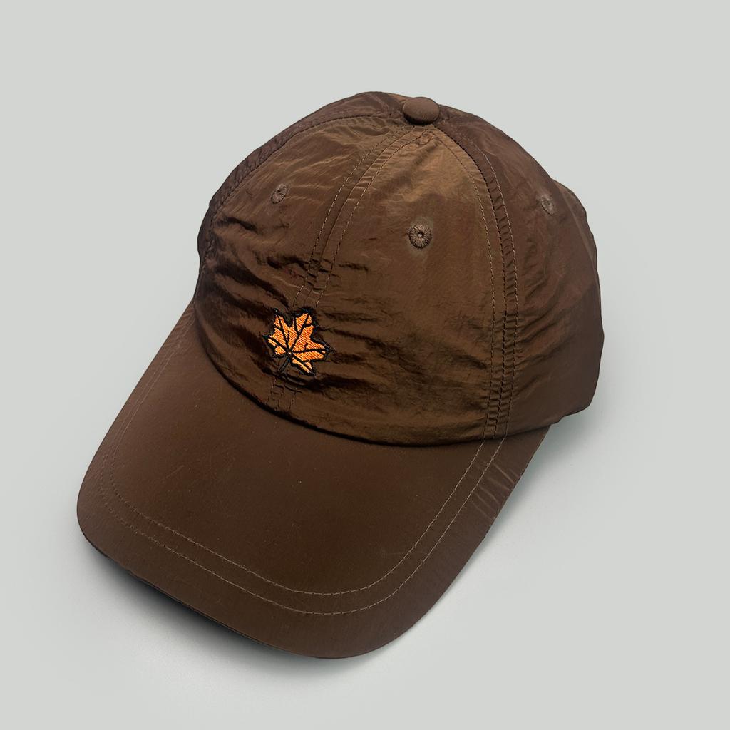 Spring And Summer Simple Embroidery Maple Leaf Quick-Drying Baseball Cap Men'S And Women'S Sunshade Outdoor Leisure Cap