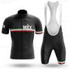 Mexiko Radsportteam Radtrikot Set Sommer Kurzarm Fahrradkleidung Rennrad T-Shirts Anzug Fahrradshorts MTB Kleidung Trikot