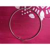 Boucles d'oreilles créoles - Métal argenté - 80mm - Femme - Adulte - Argent