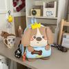 Schoolbag1011 New Cute Puppy Backpack Kindergarten Men's and Women's School Bag Lightweight Ridge Protection Children's School Season Small Backpack