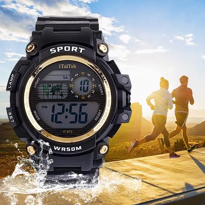 Multi Function Luminous Waterproof Sports Watch Fashion Electronic Watch