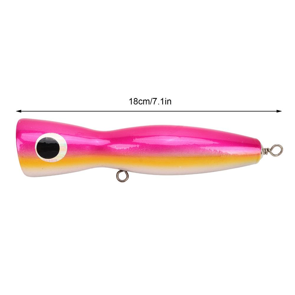 Floating Popper Lure Large Size Water Popper Durable Fishing Popper Lure  for Trout