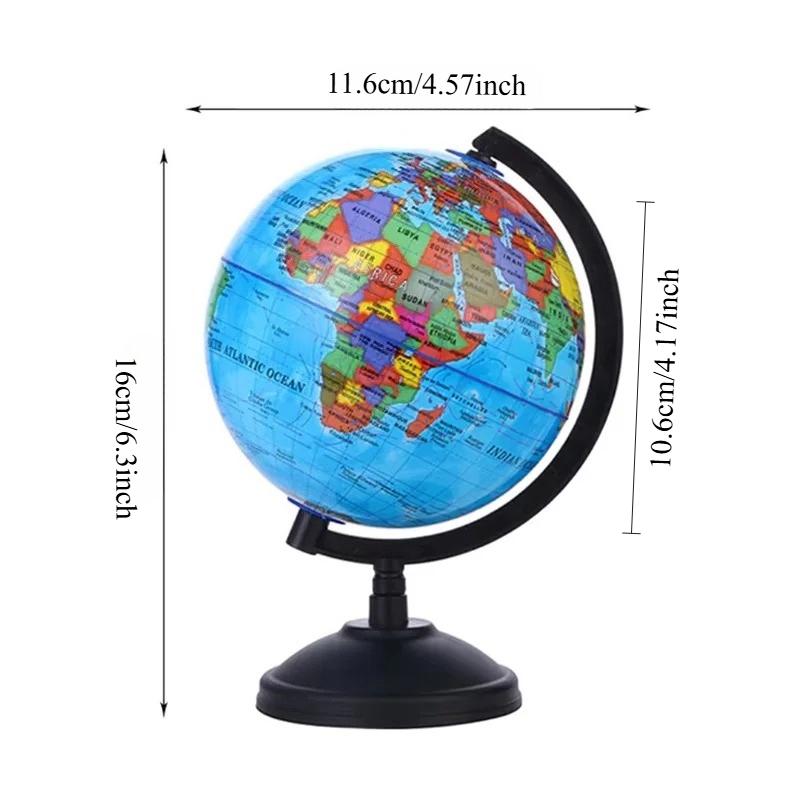 1pc Standard Teaching Globe Set, HD English Map 360° Rotation, for Classroom & Geography Learners, Educational Resource