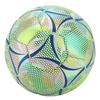 Glowing Soccer Ball Size 5 Wearproof Luminous Soccer Balls for Night Games Training Gifts