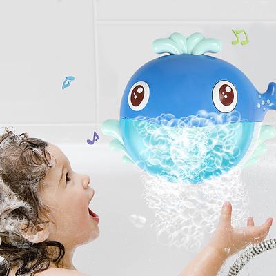 Müzikal Balina Kabarcık Makinesi Otomatik Borulu Kabarcık Makinesi Banyo Duş Çocuklar Eğlenceli Oyuncak Hediye