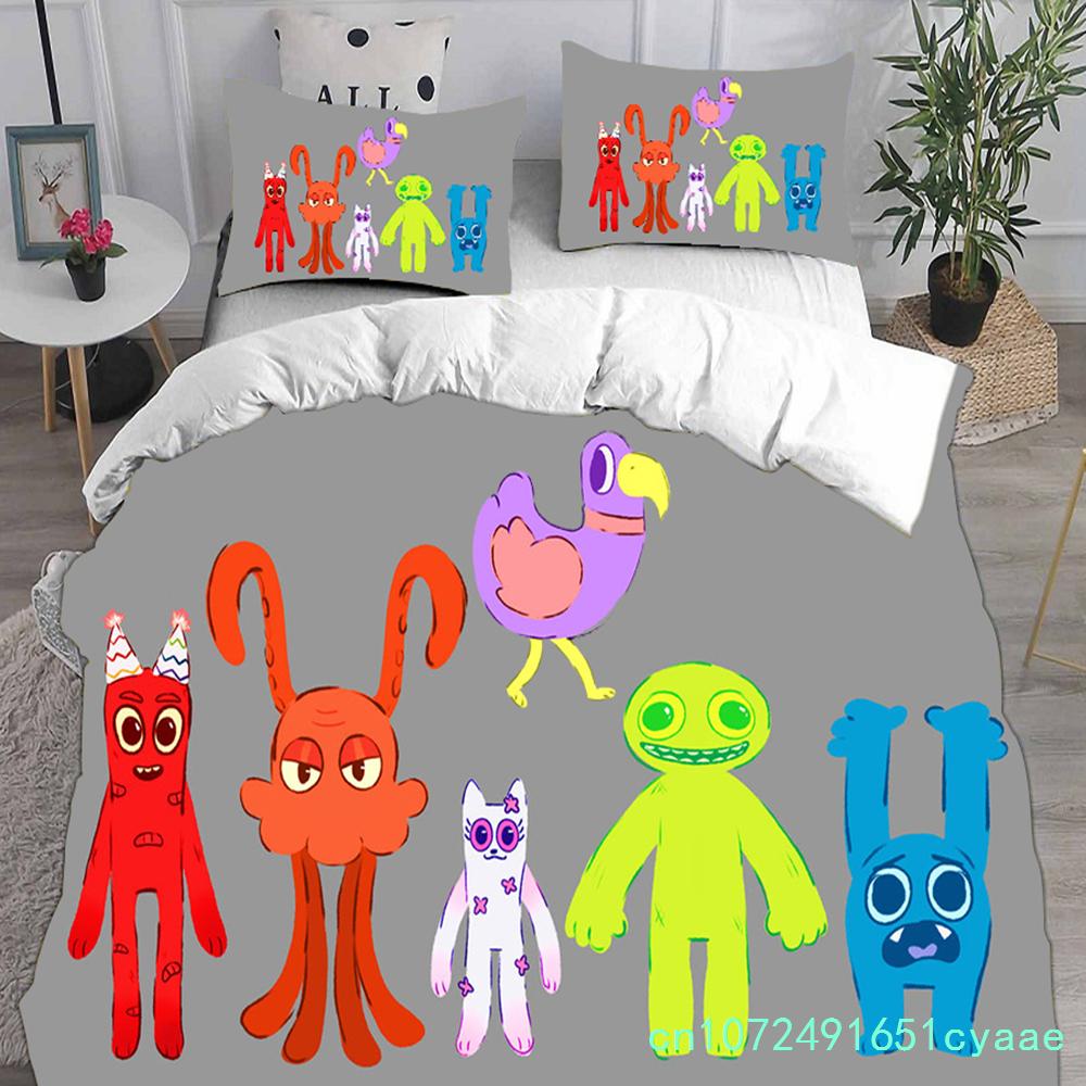 Game Garten Of Banban Bedding Sets Comforter Quilt Bed Cover Duvet Cover Pillow Case 2-3 Pieces Sets Kids Adult Size