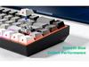Custom Blue Switch Mechanical Keyboard - 68-Key Wired Office & Gaming with Side-Printed Keys