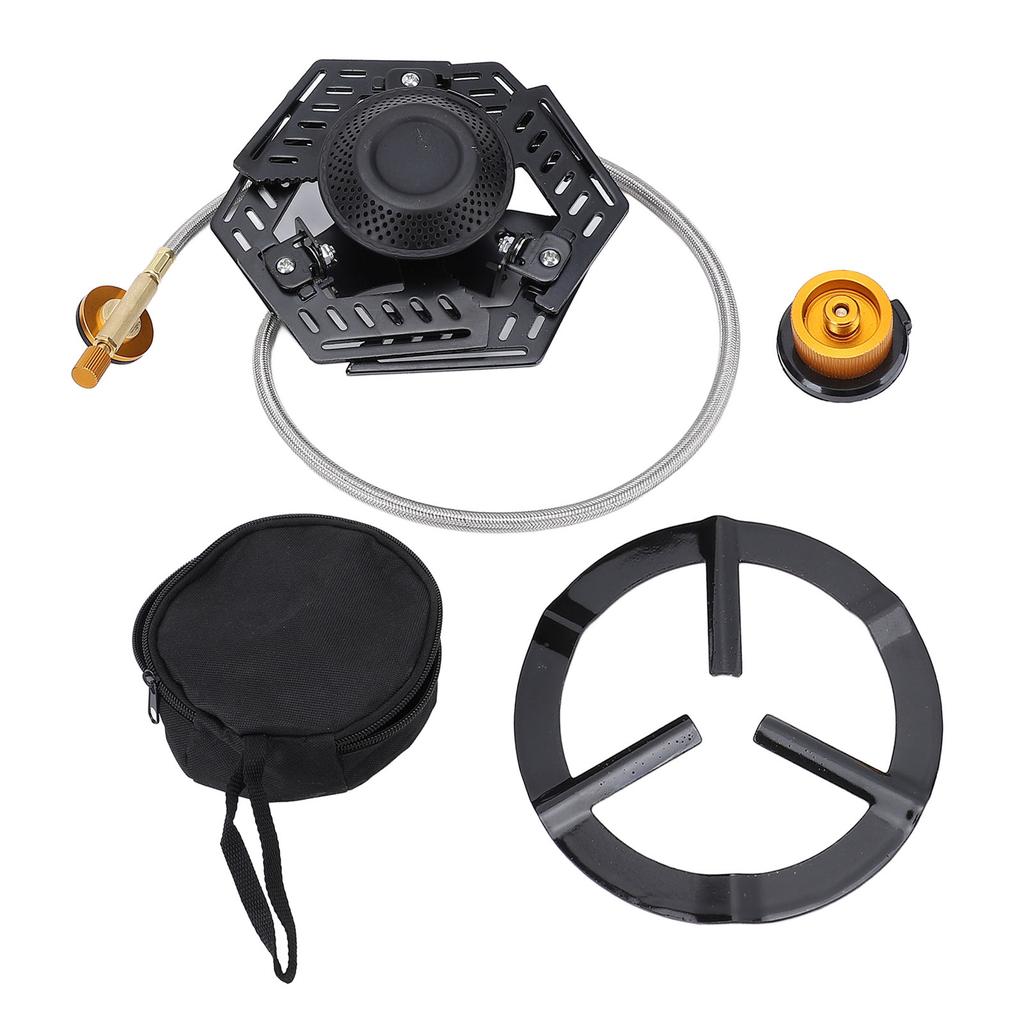 Camping Stove Portable Split Foldable Cassette Stove with Quick Ignition System for Outdoor