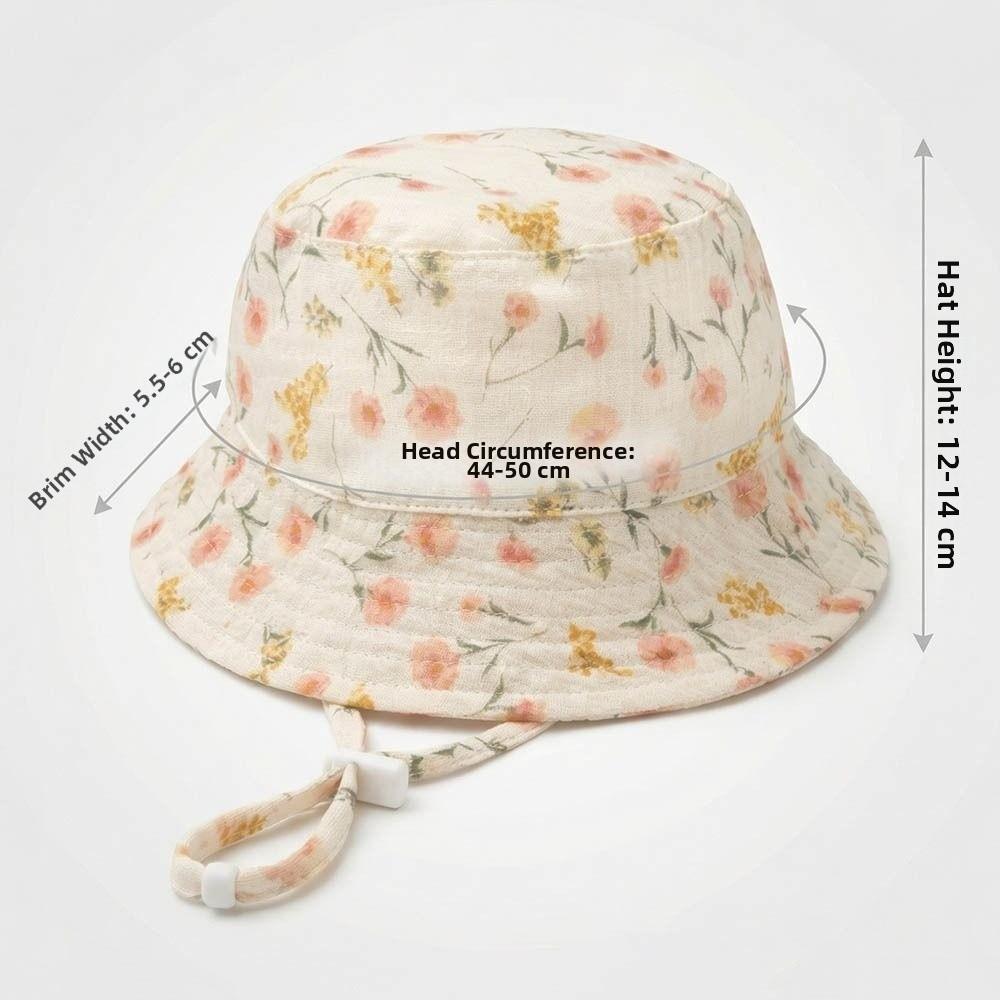 UPF 50+ Sun Hat Striped Kids Sun Hat High Quality Fisherman Hat  for Age 1-6 Years