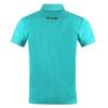 Emporio Armani EA7 Maglietta Polo da Uomo a Maniche Corte con Bottoni e Stampa Logo a Lettere Verde 3DPF25-PJ04Z-1815