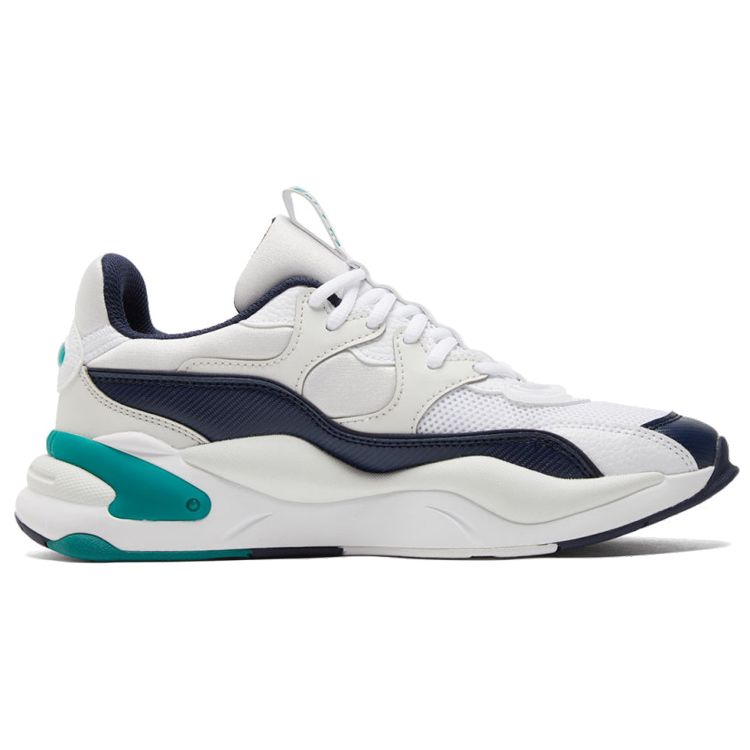 Puma Rs-2K Sahara Utility Synthetic Leather Mid-Top Lifestyle Sneakers Men Sneakers White Blue Green 368841-02