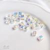 Iridescent Austrian Crystal Sugar Cube Beads for DIY Jewelry and Earrings