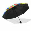 1pc Spiral Kaleidoscope Automatic Open/close Folding Umbrella, Compact Portable Travel Umbrella, Durable Construction yy251230108