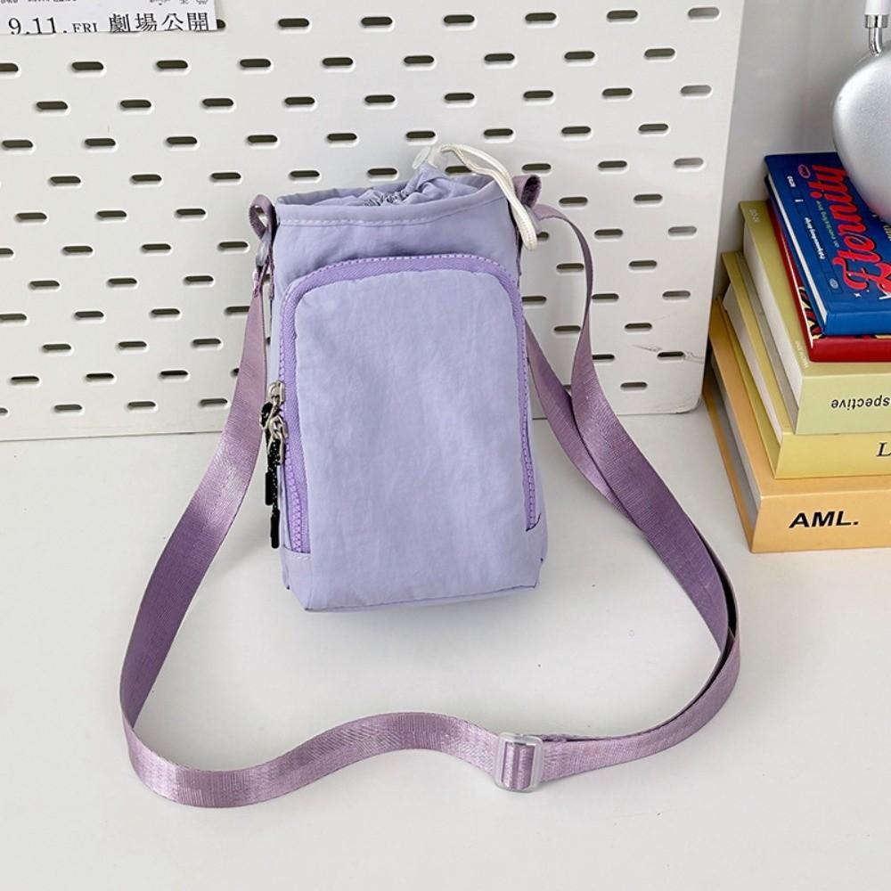 

Quick Drying Water Bottle Carrier Bag Portable Water Bottle Sling Bag Outdoor Activities фіолетовий