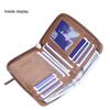Baellerry Men's Short Wallet Vintage Fashion Notecase Horizontal Billfold Zipper Coin Purse Pu Leather Card Holder