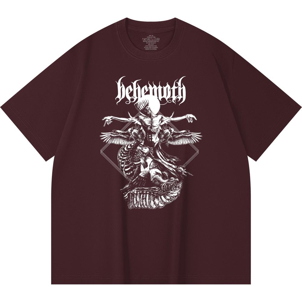 230 g/m² 100% Bavlna T-shirt Heavy Metal Rocková Kapela Tisk Populární Hudby Unisex Těžký Bavlněný T-shirt