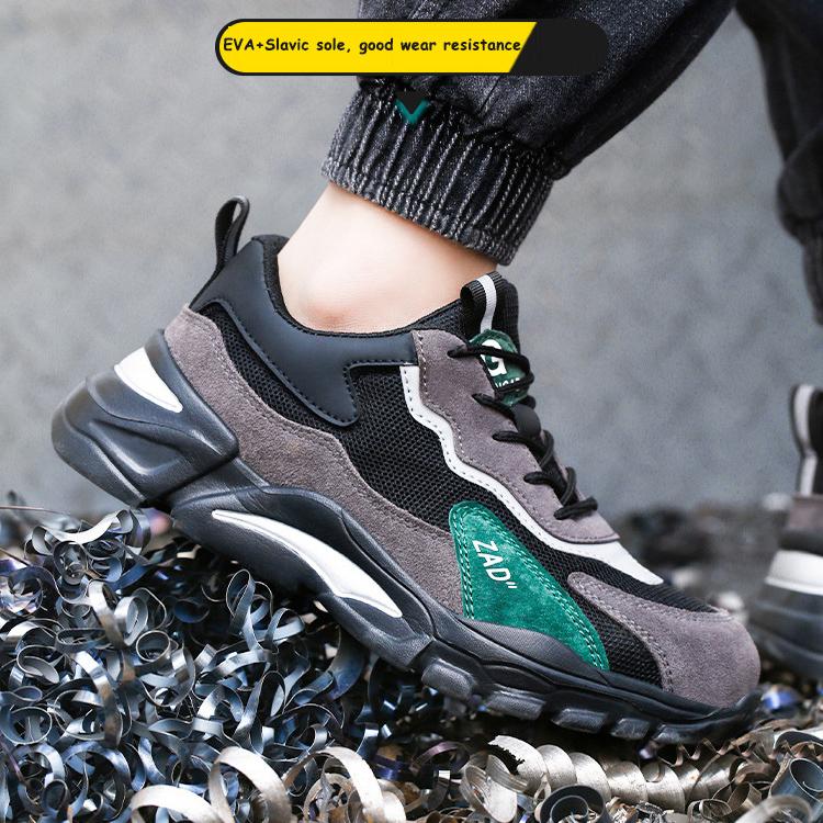 Lehká pracovní bezpečnostní obuv Pánská bezpečnostní obuv Pracovní tenisky odolná proti propíchnutí Pracovní obuv ocelová tužinka Pánská obuv