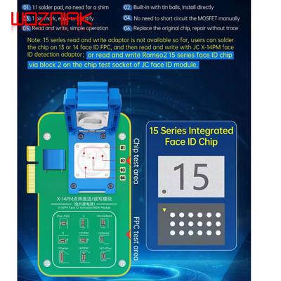 JCID Romeo-2 Dot Matrix Replacement Face ID Repair Chip for iPhone X 11 12 13 14 15Pro Max iPad Pro 3/4/5 Face ID Repair Chip IC