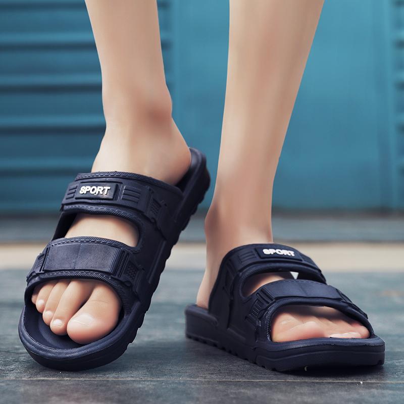 2025 neue männer Sandalen Sommer Koreanischen Stil Outdoor Strand Hausschuhe PVC Sohle herren Oberbekleidung Student Casual Schuhe zaptos
