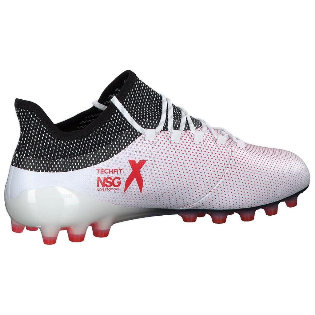 Adidas Slip Resistant Abrasion Resistant Soccer Shoes Men's White Black Red CP9169