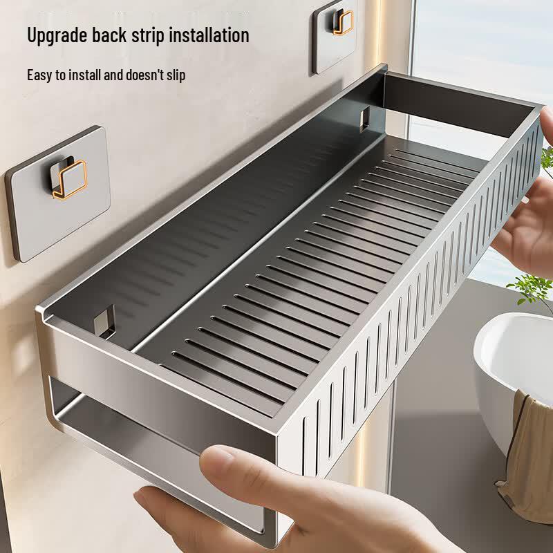 Baihan Punch-Free Heightened Bathroom Wall Shelf