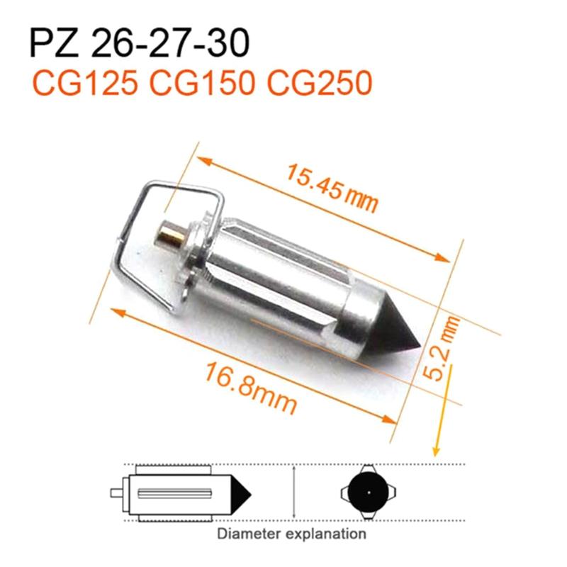 4 Pcs Carburetor Valv-e Needles Repair Part for 125CC GN125 GY6 Motorcycle Part