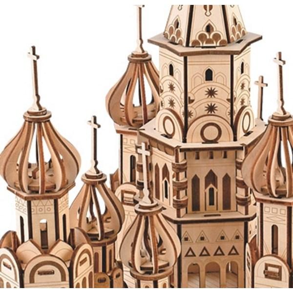 Woods St. Basil Cathedral 3D Three Dimensional Puzzle Korea 3d Puzzle