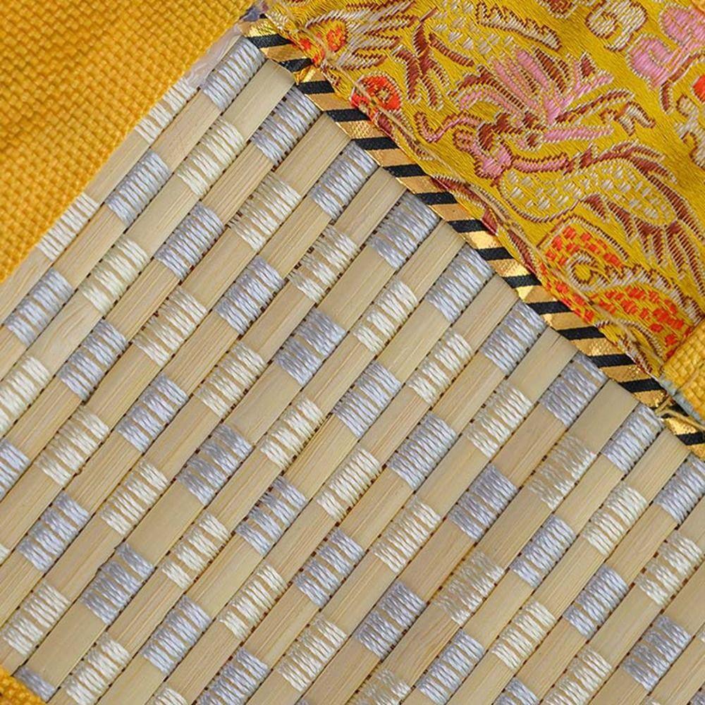 Handheld Foldable Bamboo Basket Hand Woven Dessert Food Bag  the Mid-Autumn Festival